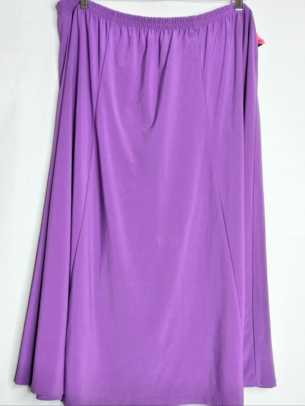 Salon Studio Xl Vintage Purple Stretch A-Line Circle Skirt Plus Size Flowy View 4